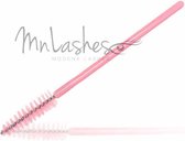 Modena Lashes Wenkbrauw en Wimperborstel Roze