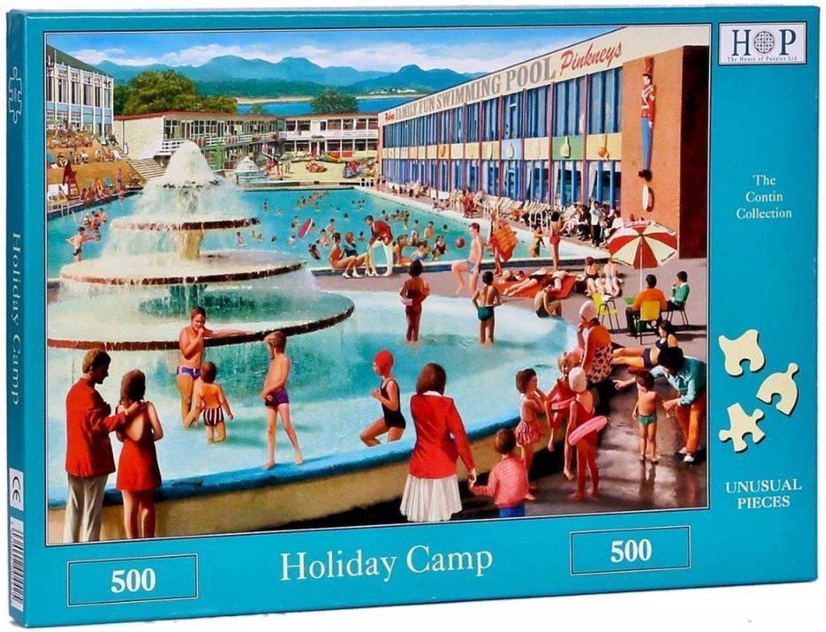 House of Puzzles Holiday Camp - 500 Piece Jigsaw Puzzle.