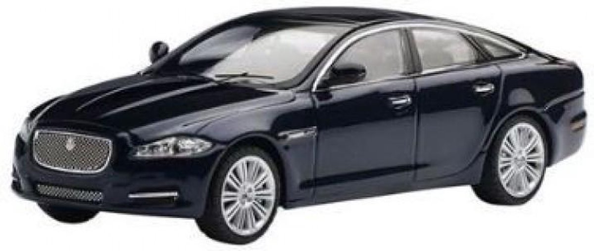 Kudde een beetje Gevoelig Jaguar XJ Limousine Donkerblauw Metallic 1-43 Ixo Models - Modelauto -  Schaalmodel -... | bol.com