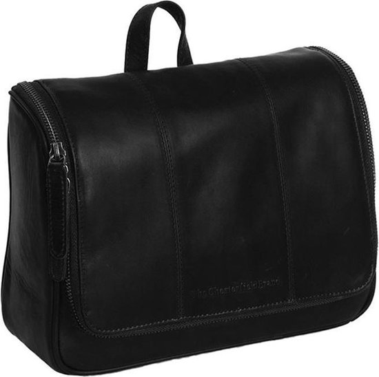 Chesterfield Gillian Leren Toilettas - Zwart