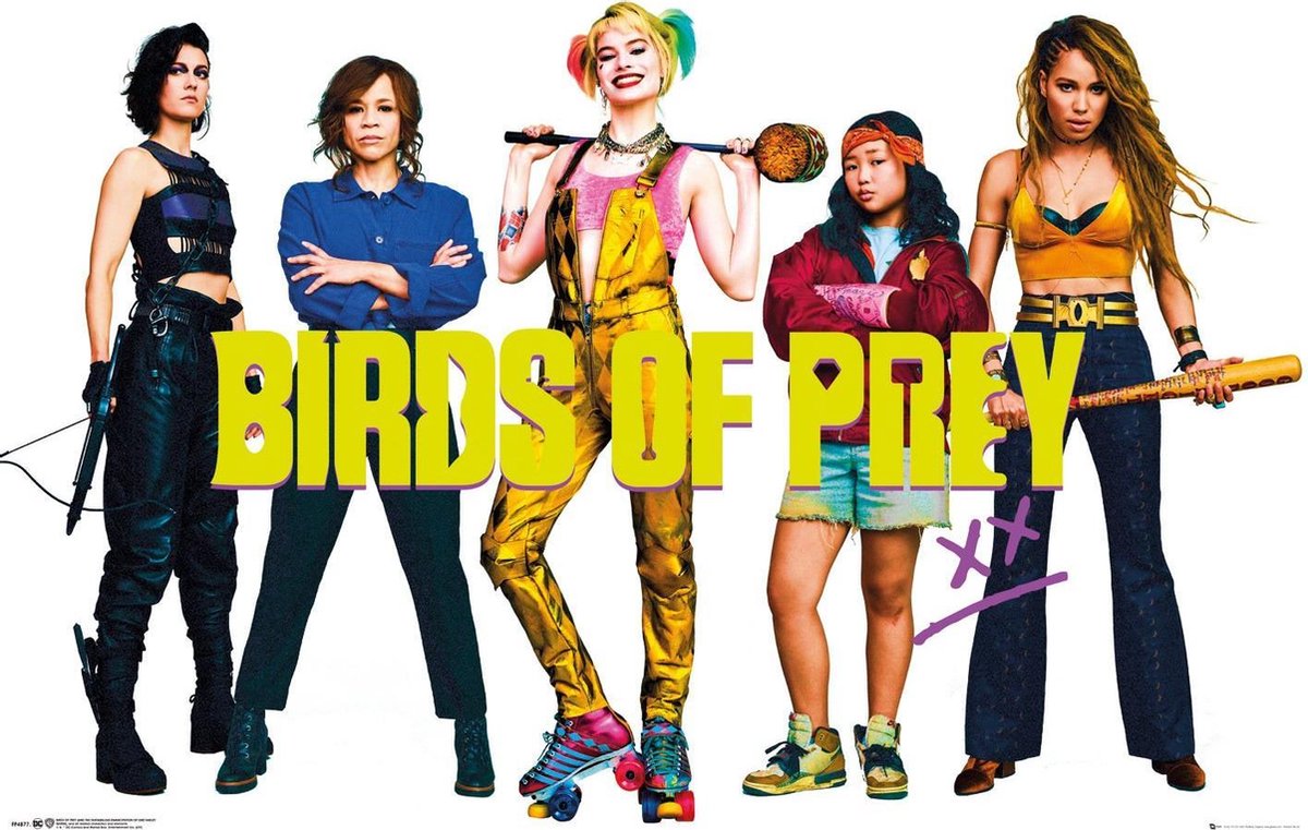 DC Comics Poster - Birds Prey Group - 61 X 91.5 Cm - Multicolor