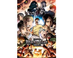 Attack On Titan Seizoen 2 Groep Poster 61x91.5cm