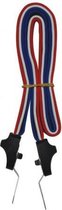 DE POORT snelbinder 65cm rood / wit / blauw (op kaart)