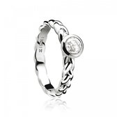 ZINZI ring ZIR602W - Zilver 925 - Zirkonia