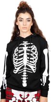 Jawbreaker Hoodie/trui -XS- See my bones Zwart/Wit