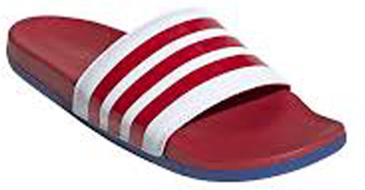 adidas Cloudfoam Adilette slippers Heren Rood | Bestel online »  Intersport.nl