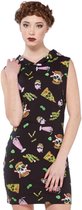 Jawbreaker Bodycon jurk -XL- Twisted Fast Food Zwart