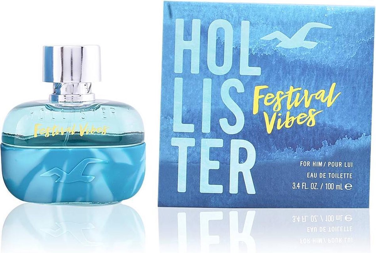 Hollister - Festival Vibes For Him - 100 ml - Eau de Toilette | bol