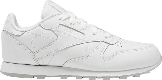 Reebok - Classic Leather - Meisjessneaker - 33 - Wit