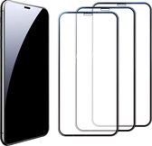 3x Screenprotector Geschikt voor: iPhone 12 Mini Screen Protector [3-Pack] Tempered Glas Volledige dekking Scherm glas