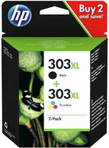 HP 3YN10AE (303XL) Inktcartridge Zwart + 3 kleuren Multipack Hoge capaciteit