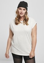 Urban Classics Dames Tshirt -S- Extended Shoulder Grijs