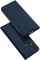 Motorola Moto E6s 2020 Wallet Case Slimline | DUX DUCIS | Blauw