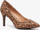 Nova dames pumps met luipaardprint - Bruin - Maat 40