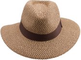 UPF50 + Femme & Homme Chapeau de plage UV protection - Oscar Fedora - House of Ord - Taille: 61cm - Couleur: Marron