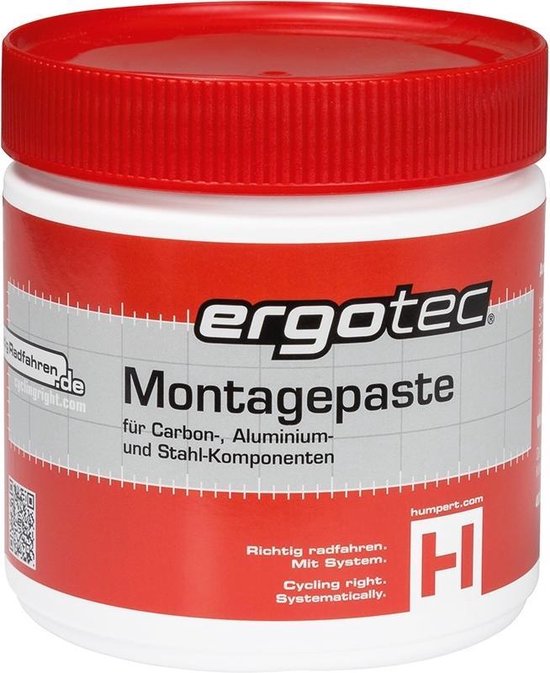 Ergotec Montagepasta 400 Gr Rood/wit