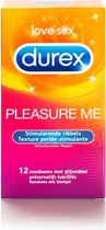 Durex Pleasure Me - 12 stuks - Condooms - Durex - Transparant - Condooms