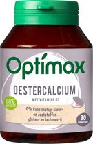 Optimax Oestercalcium 1200 mg + Vitamine D3 90 tabletten