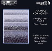 Tapani Valsta, Sibelius Academy String Quartet - Kokkonen: String Quartets, Nos. 1-3/Piano Quintet (CD)