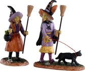 Lemax - Witches Night Out- Set Of 2 - Kersthuisjes & Kerstdorpen