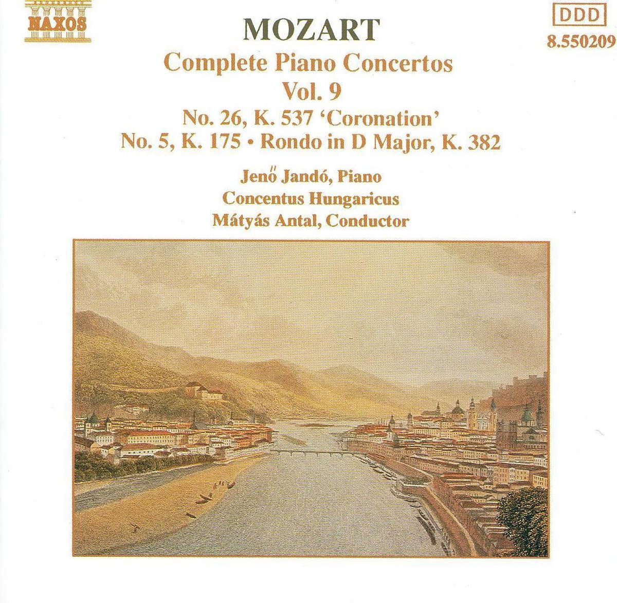 Jeno Jandó - Mozart: Piano Concertos 9 (CD)