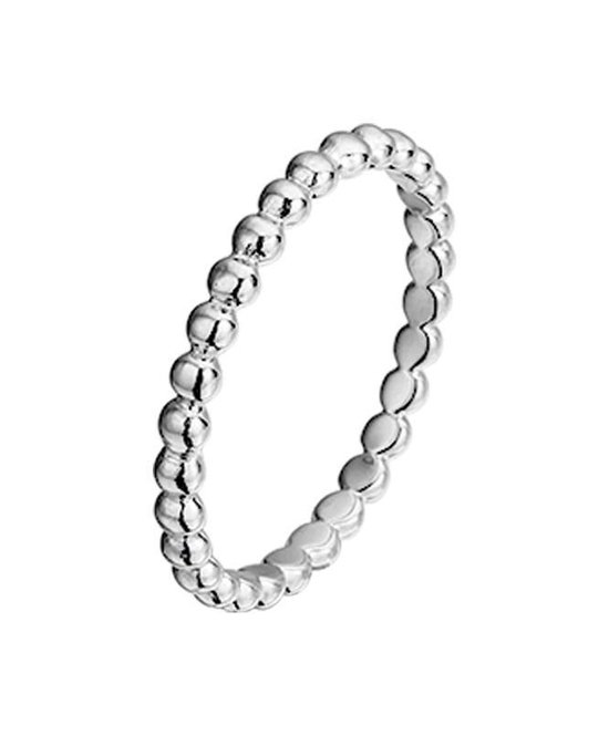 Argent Bague coulissante boules Argent Rhodié 1332452 17,75 mm (56)