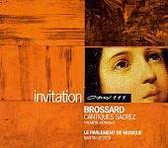 Invitation  Brossard: Cantiques Sacrez / Gester