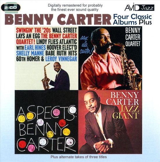 Four Classic Albums Plus (Benny Carter. Jazz Giant / Swingin The 20s / Sax Ala Carter! / Aspects)