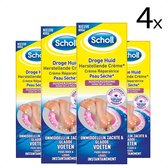 Scholl Voetencreme - Droge Huid - Herstellend x4