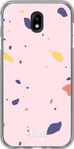 Samsung Galaxy J7 (2017) Hoesje Transparant TPU Case - Terrazzo N°8 #ffffff