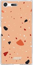 Sony Xperia XZ Premium Hoesje Transparant TPU Case - Terrazzo N°5 #ffffff