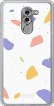 Honor 6X Hoesje Transparant TPU Case - Terrazzo N°6 #ffffff