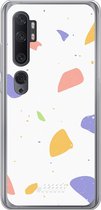 Xiaomi Mi Note 10 Hoesje Transparant TPU Case - Terrazzo N°6 #ffffff