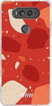 LG V20 Hoesje Transparant TPU Case - Terrazzo N°4 #ffffff