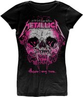 Metallica Dames Tshirt -L- Wherever I May Roam Zwart
