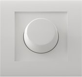 CALEX - LED Dimmer - Inbouwdimmer - Enkel Knop - 3-70W - Incl. Afdekraam - Wit - BSE