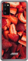 Samsung Galaxy A41 Hoesje Transparant TPU Case - Strawberry Fields #ffffff