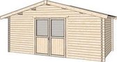 Blokhut Emmen Wanddikte 40 mm 550 cm x 250 cm Geïmpregneerd in kleur
