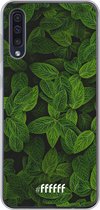 Samsung Galaxy A30s Hoesje Transparant TPU Case - Jungle Greens #ffffff