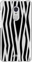 Xiaomi Redmi 5 Hoesje Transparant TPU Case - Zebra Print #ffffff