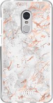 Xiaomi Redmi 5 Hoesje Transparant TPU Case - Peachy Marble #ffffff