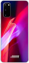 Samsung Galaxy S20 Hoesje Transparant TPU Case - Light Show #ffffff