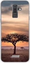 Samsung Galaxy J8 (2018) Hoesje Transparant TPU Case - Tanzania #ffffff