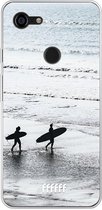 Google Pixel 3 XL Hoesje Transparant TPU Case - Surfing #ffffff