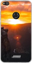 Huawei P8 Lite (2017) Hoesje Transparant TPU Case - Rock Formation Sunset #ffffff