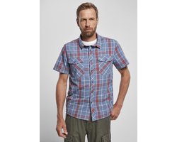 Chemise Urban Classics -L- Roadstar Blauw/ Rouge