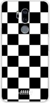 LG G7 ThinQ Hoesje Transparant TPU Case - Checkered Chique #ffffff