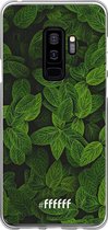 Samsung Galaxy S9 Plus Hoesje Transparant TPU Case - Jungle Greens #ffffff