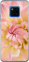 Huawei Mate 20 Pro Hoesje Transparant TPU Case - Pink Petals #ffffff