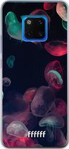Huawei Mate 20 Pro Hoesje Transparant TPU Case - Jellyfish Bloom #ffffff